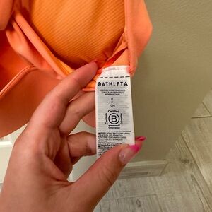 Athleta women’s warrior twist longline bra A-C size small